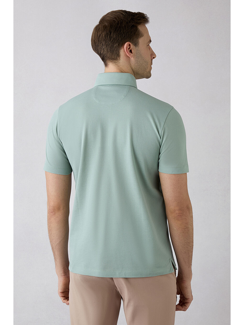 Turkuaz Regular Fit Pamuk Düğmeli Polo Yaka Tişört-3