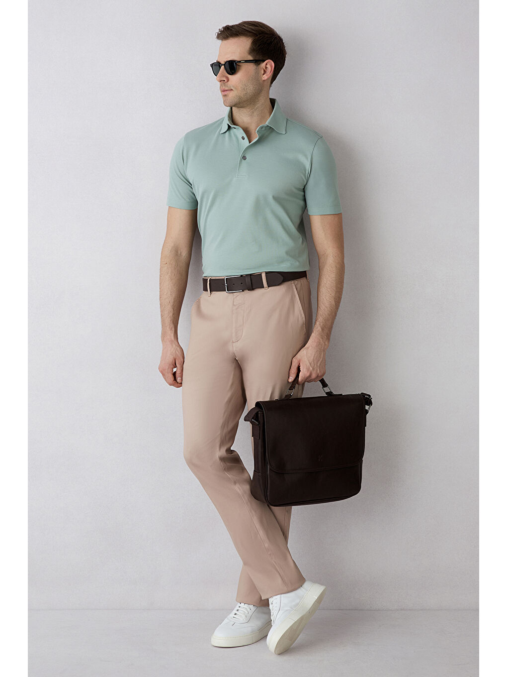 Turkuaz Regular Fit Pamuk Düğmeli Polo Yaka Tişört-4