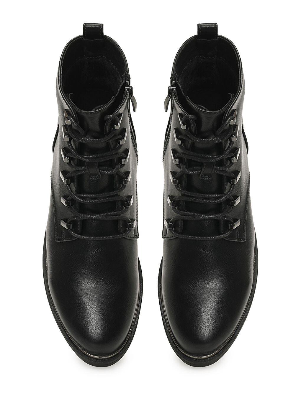 326046.Z 5PR Siyah Kadın Düz Bot-3