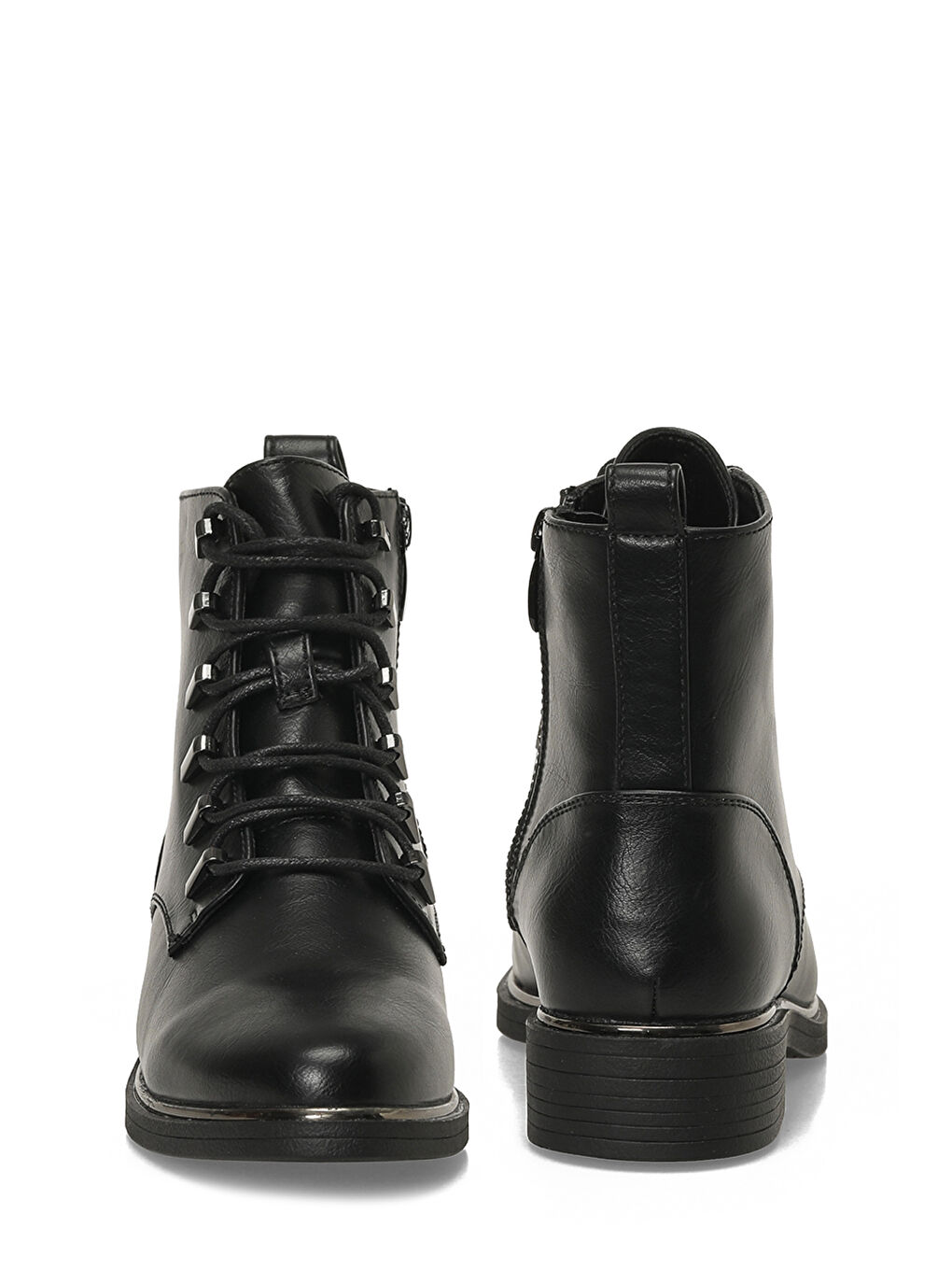 326046.Z 5PR Siyah Kadın Düz Bot-4