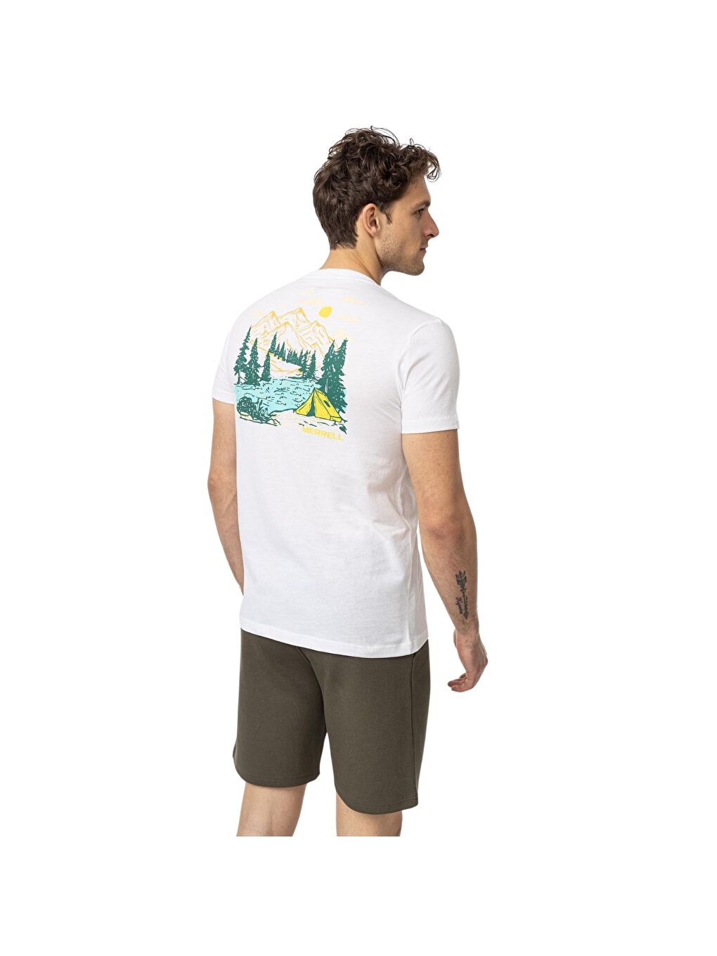 Tru Erkek Beyaz Tişört-1