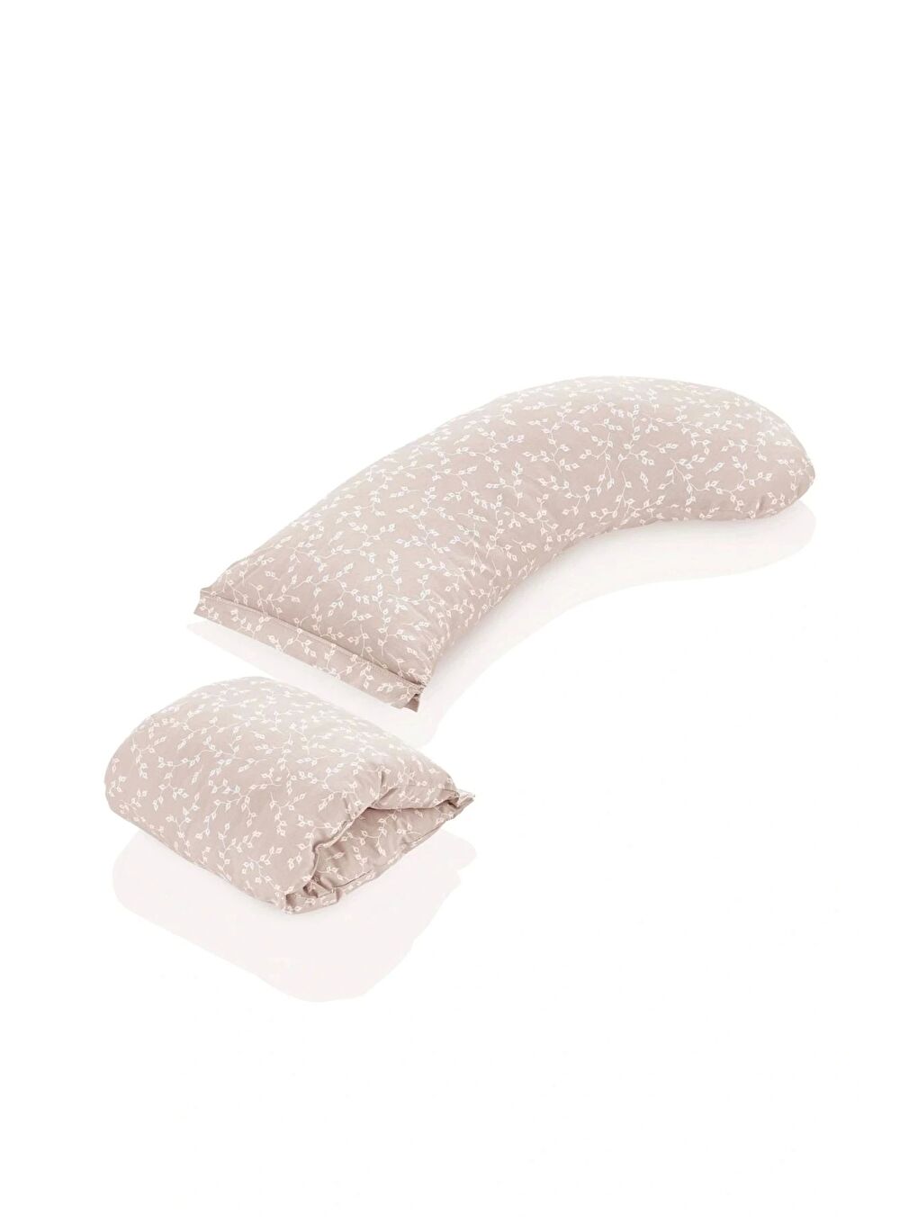 Çok Fonksiyonlu Emzirme Destek Minderi & Anne Hamile Yastığı Somon-1