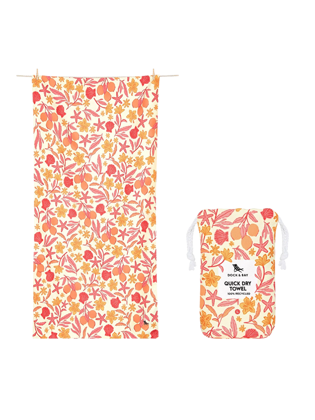 Karışık Dock And Bay Plaj Havlusu Design L Tangerine Tide