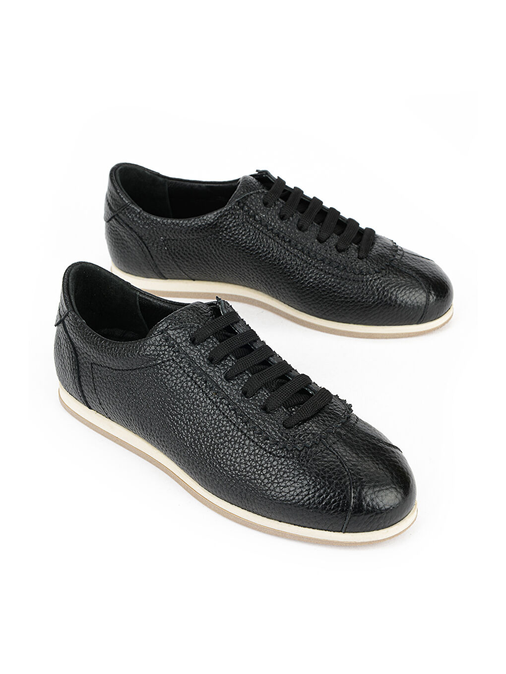 Kadın Hakiki Deri Günlük Ayakkabı 1611022Z2765 Siyah-1