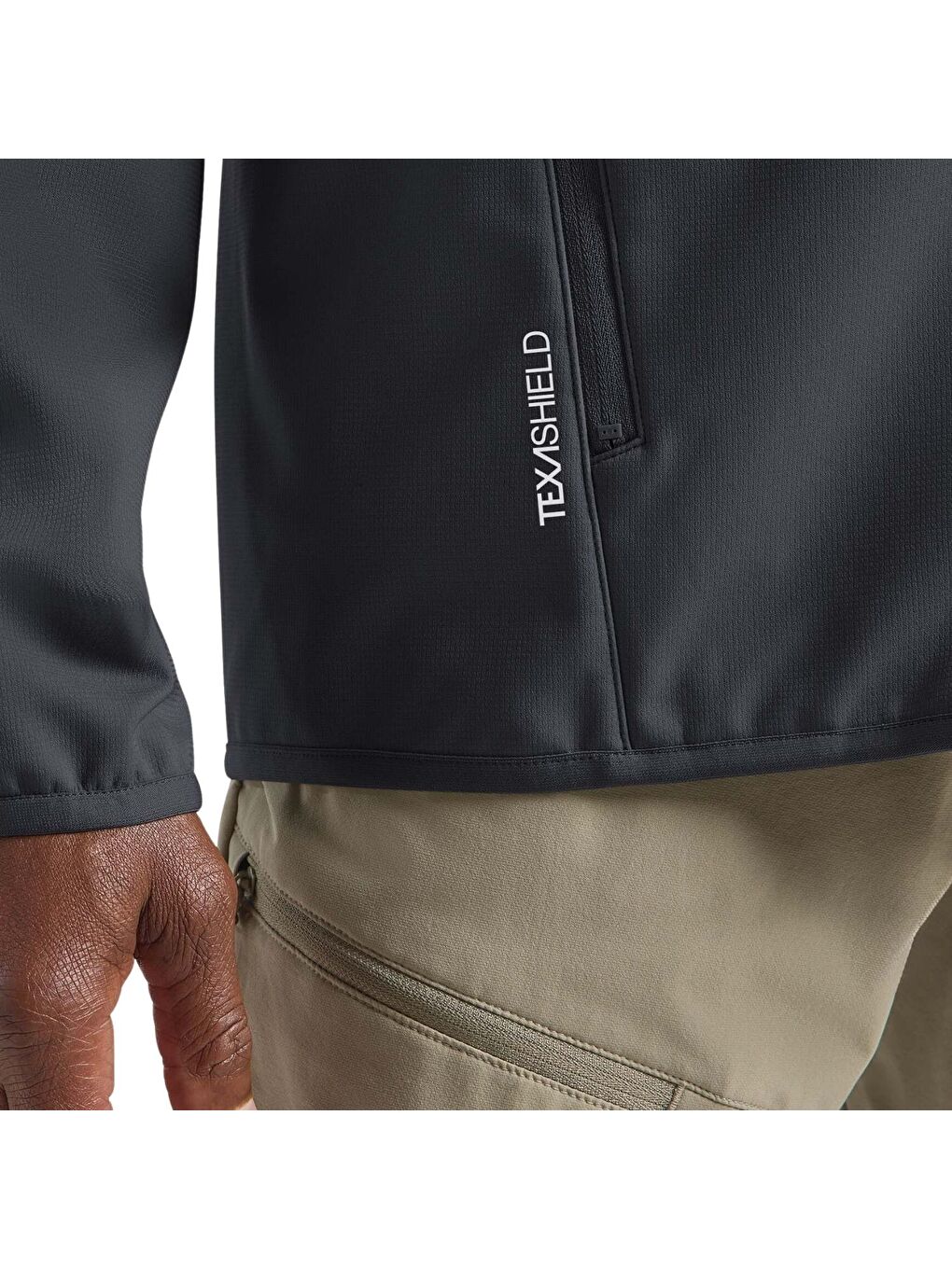 Bornberg Hoody Erkek Siyah Softshell-2