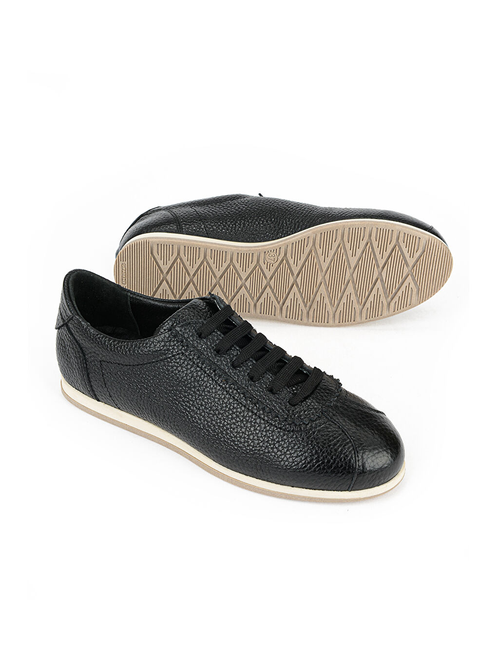 Kadın Hakiki Deri Günlük Ayakkabı 1611022Z2765 Siyah-3