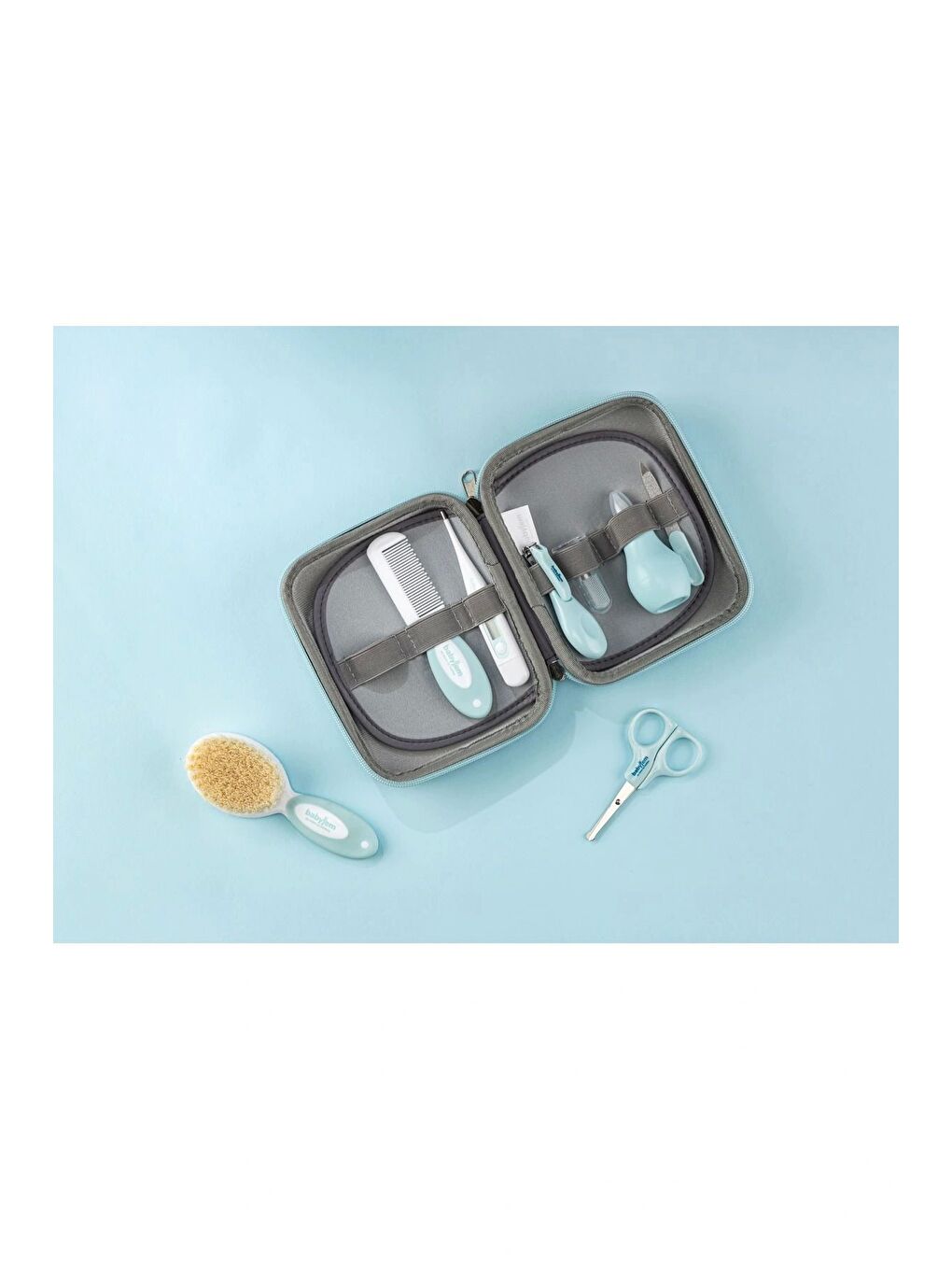 Bebek Bakım Seti 9 Parça Mavi-3