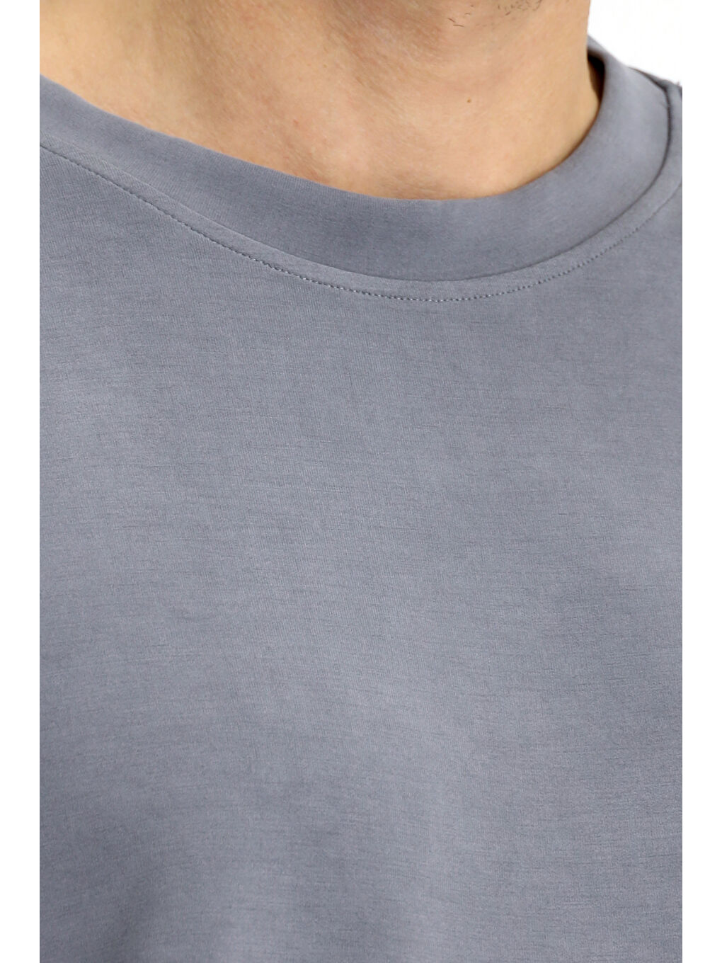 Antrasit Uzun Kol Bisiklet Yaka 2'li Modal Eşofman Takımı-5