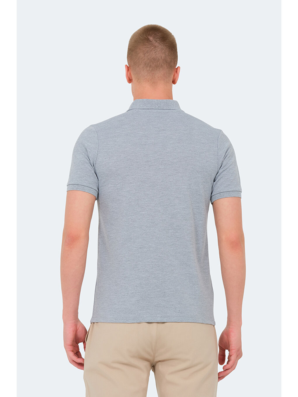 VALE KTN 3 lü Set Erkek %100 Pamuk Tişört Beyaz - Siyah - Gri-5