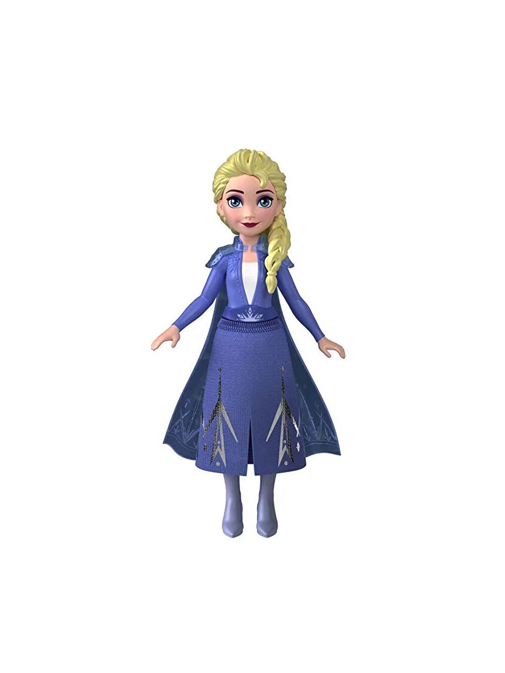 FROZEN Beyaz-Renklibaskı Karlar Ülkesi Elsa ve Anna Mini Bebekler Elsa