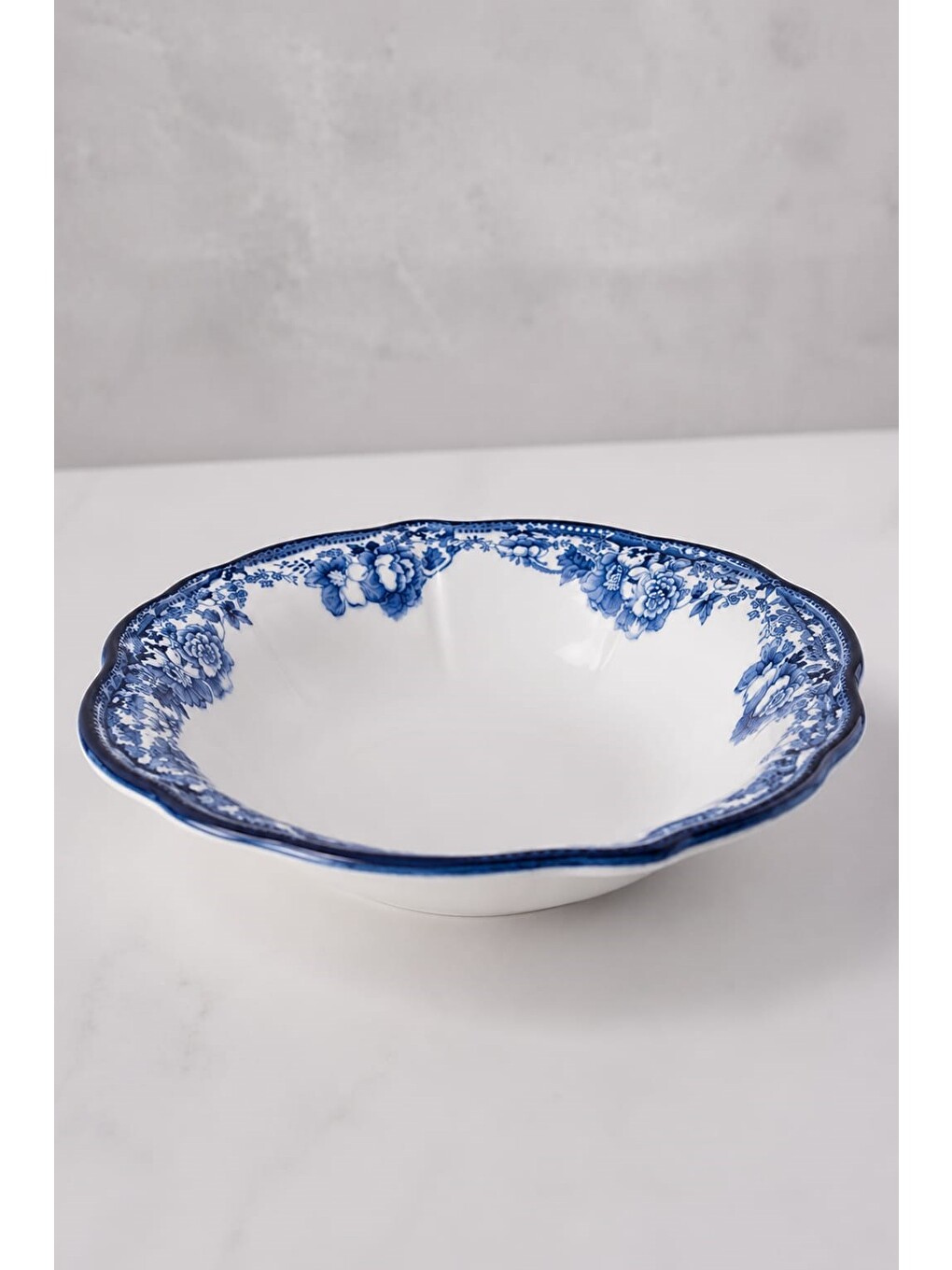 Karışık Porselen Velour Navy Fulya Bowl Kase 26cm Tekli-2