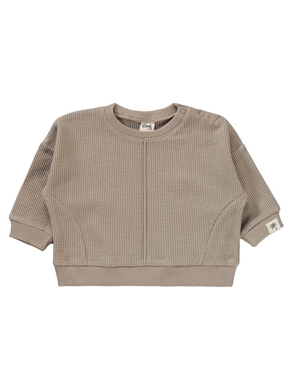 Baby Etiketli 6-18 Ay Takım - Bej-1