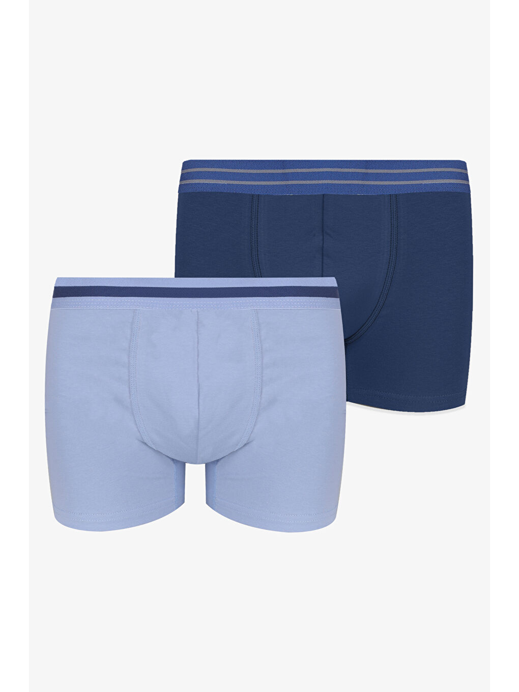 Yeşil Erkek 2'li Pamuklu Elastanlı Boxer-2