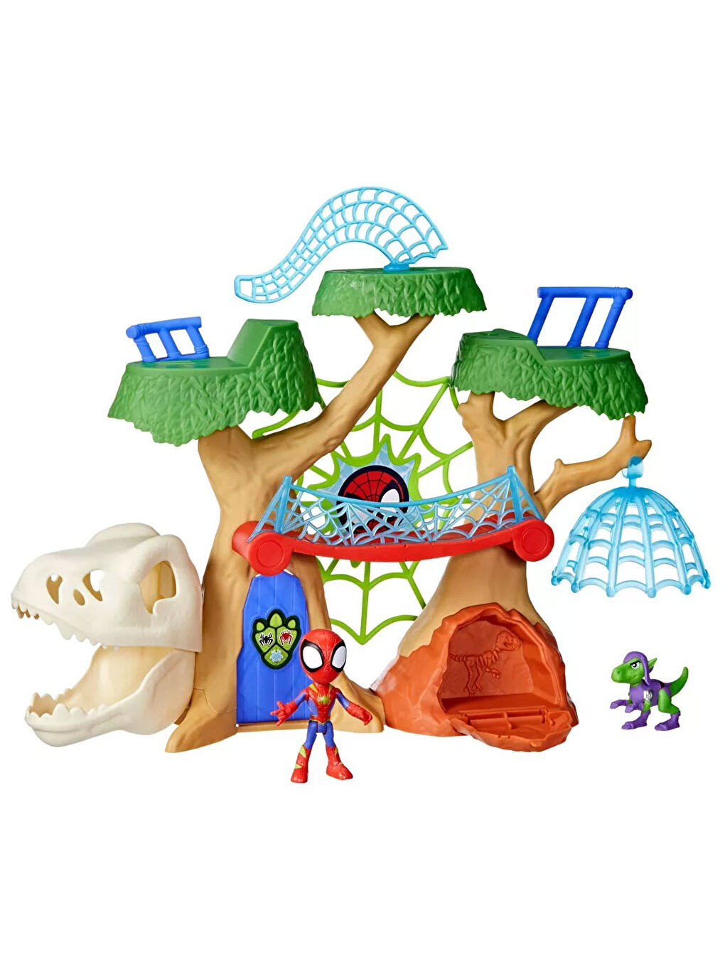 And His Amazing Friends Dino Webs Ağaç Evi Set F9477-5