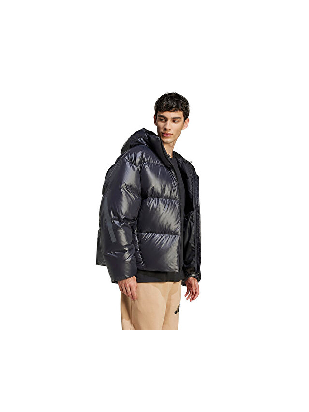 M Z.n.e. Puffer Erkek Günlük Mont Jl6905 Siyah-2
