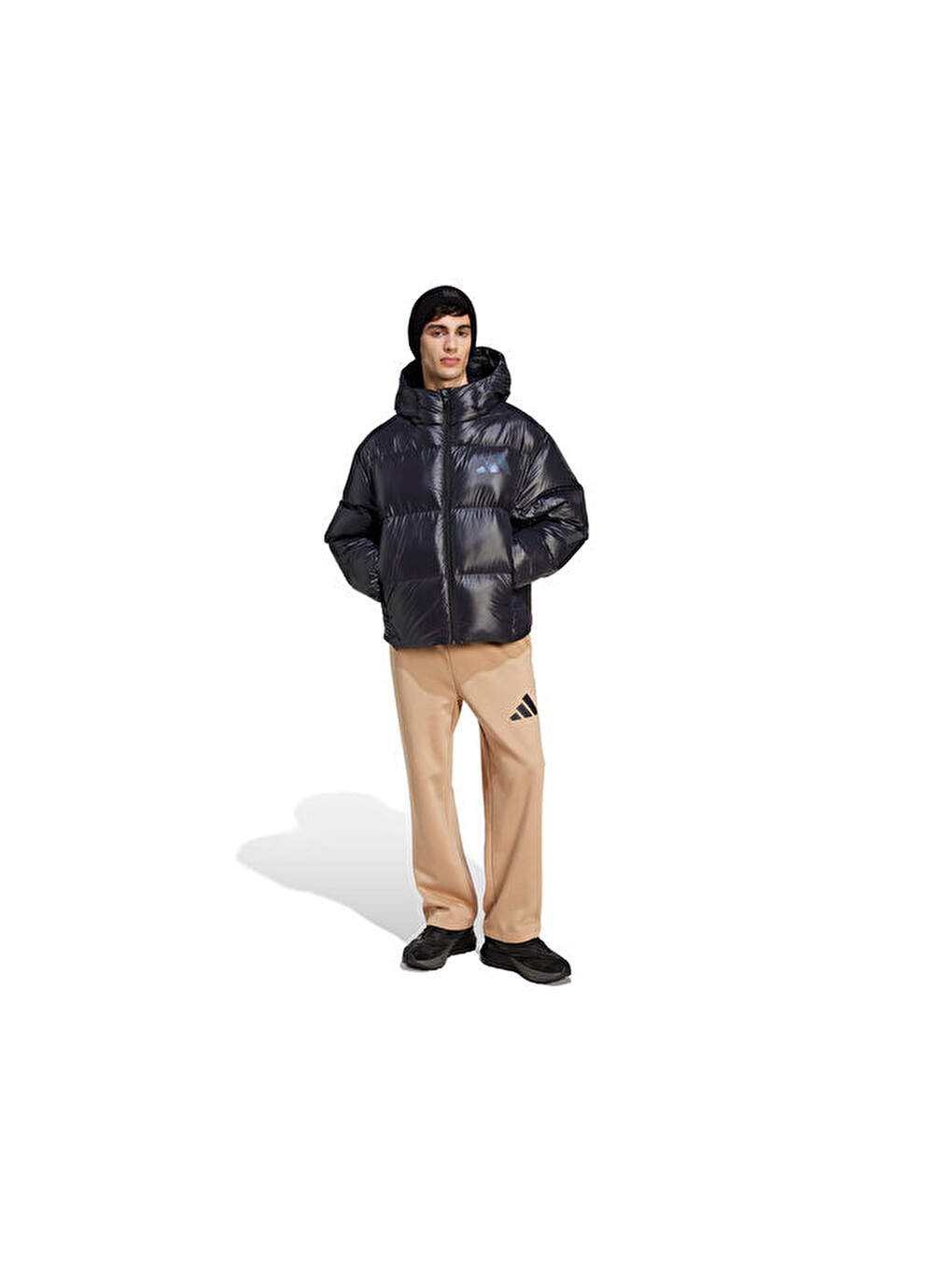 M Z.n.e. Puffer Erkek Günlük Mont Jl6905 Siyah-3