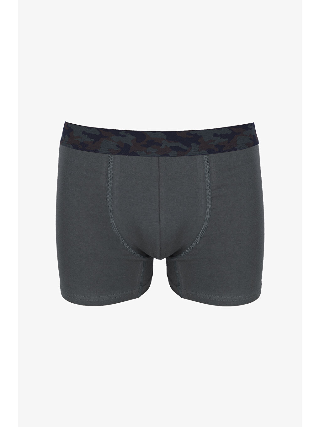 Haki Erkek 2'li Pamuklu Elastanlı Boxer-1