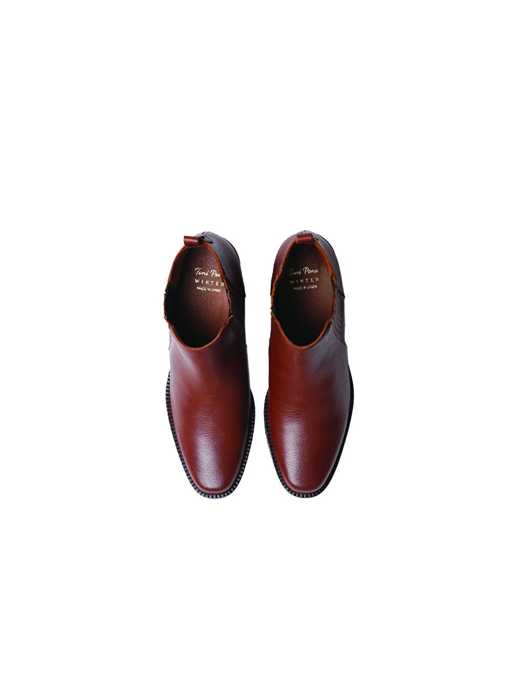 Kahverengi Kadın Bot UTIEL LEATHER COWBOY ANKLE BOOTS WITH HEEL-2