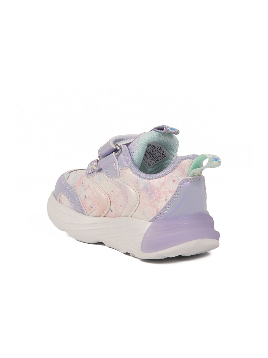 Lila Cırtlı Işıklı Kız Çocuk Spor Ayakkabı 1987 B-3