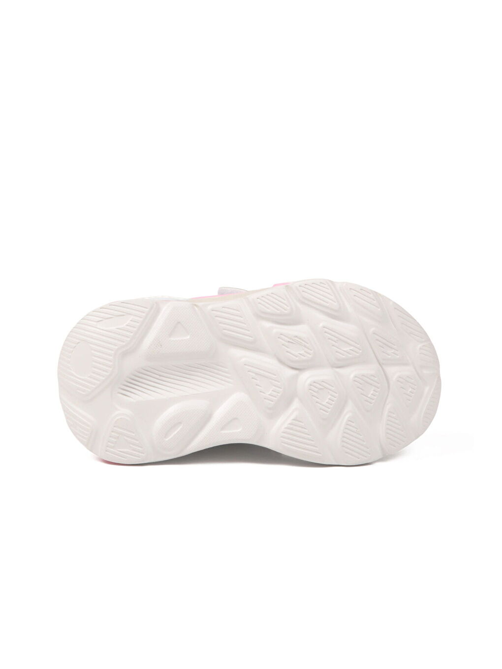 Gri Gümüş Pembe Cırtlı Işıklı Kız Çocuk Spor Ayakkabı 1986 B-4