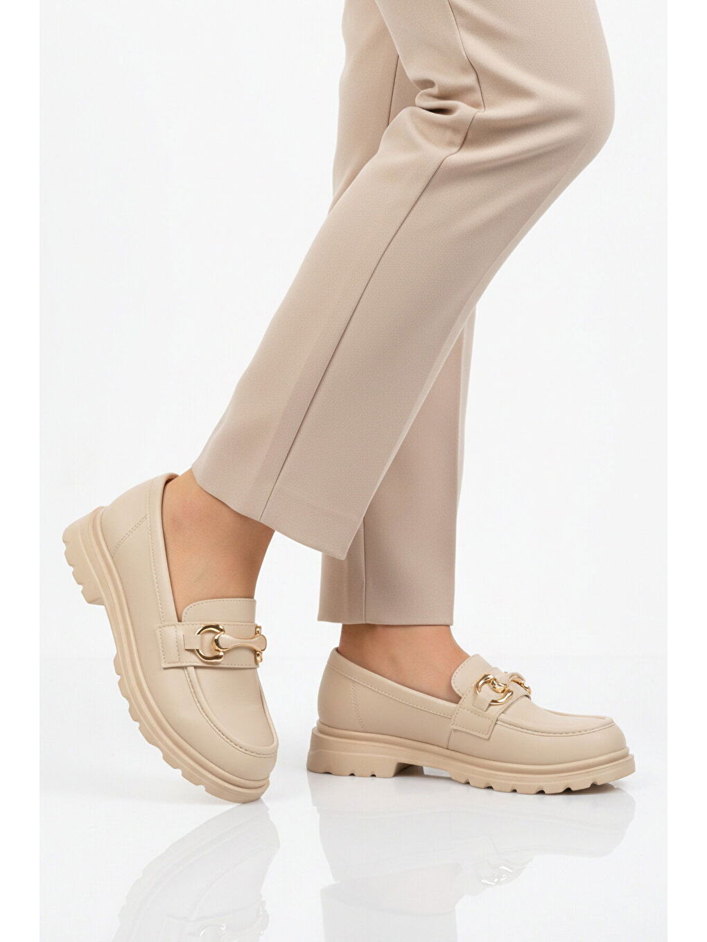 Bej Hafif Kadın Casual Ayakkabı 1003 Z