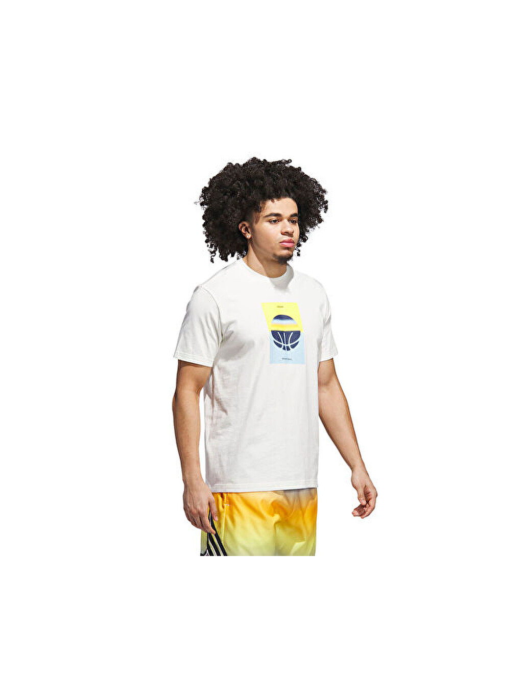 Dawn2dusk Tee 3 Erkek Basketbol Tişörtü Jx1747 Beyaz-2