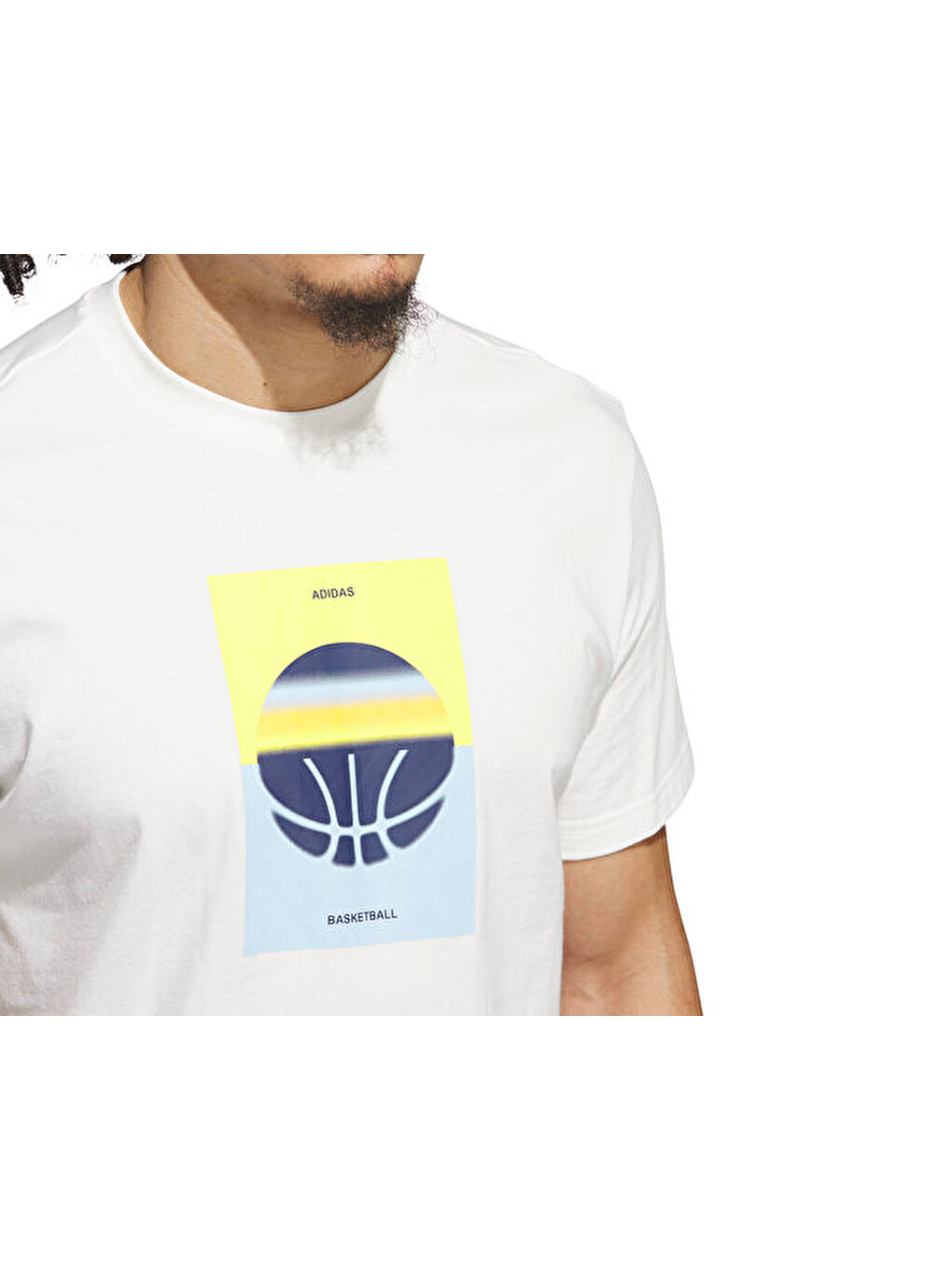 Dawn2dusk Tee 3 Erkek Basketbol Tişörtü Jx1747 Beyaz-3