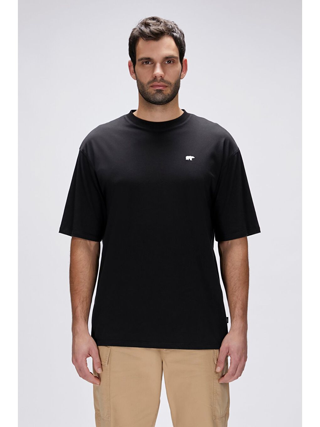 Bad Bear Damon Siyah Erkek Oversize Tişört