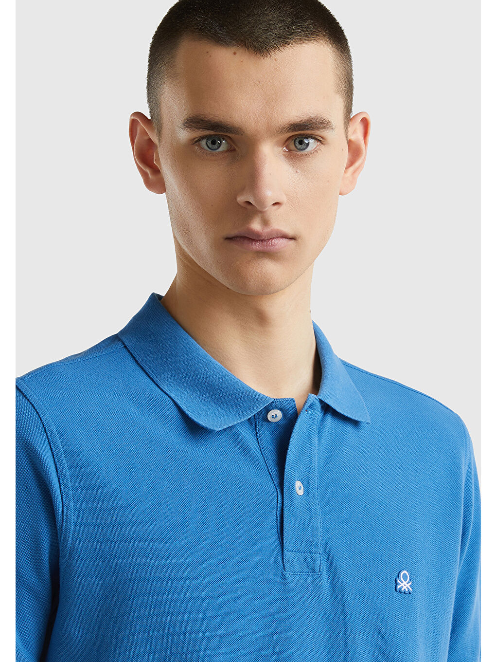 Erkek Koyu Mavi Regular Fit Kısa Kollu Polo Tişört-2