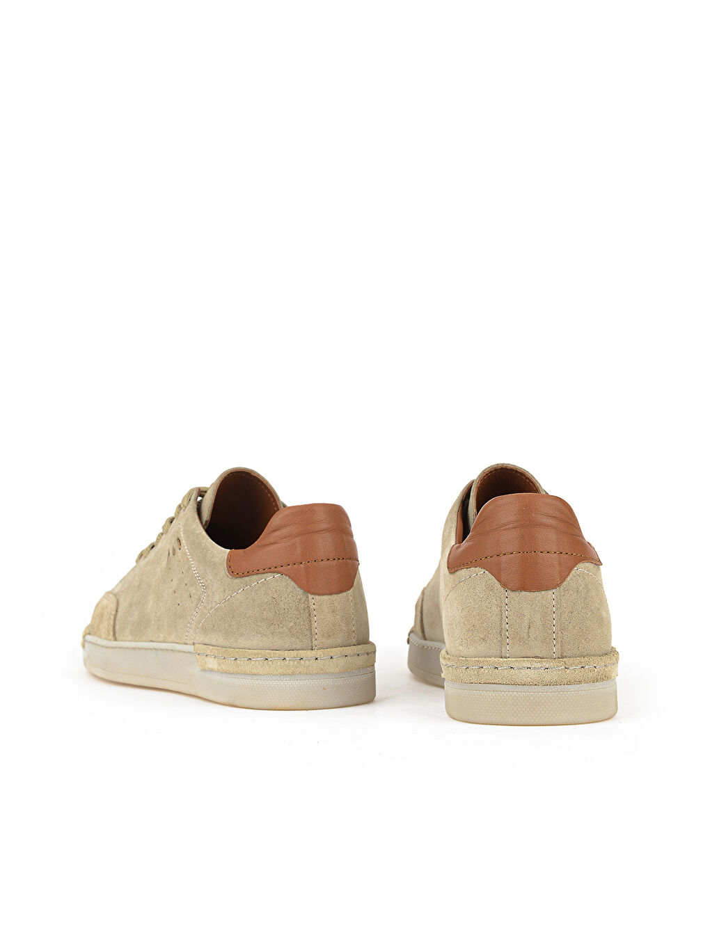 Erkek Hakiki Deri Günlük Ayakkabı 1611064Z226 Bej-2