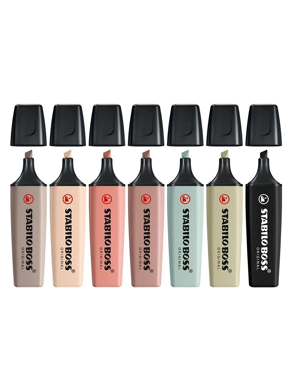 Stabilo Boss Nature Colors 7 Renk Fosforlu Kalem Doğal Renkler Serisi