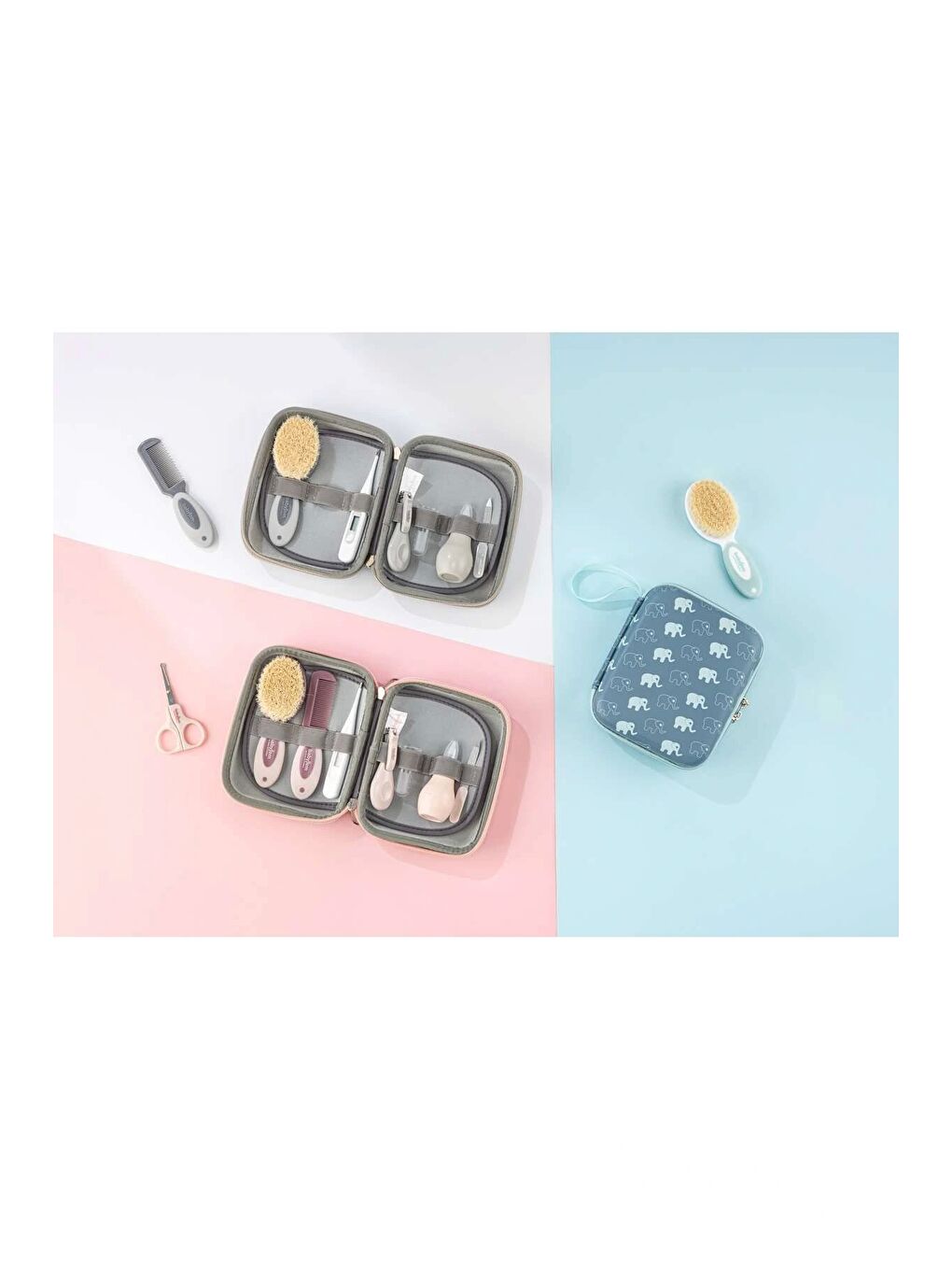 Bebek Bakım Seti 9 Parça Pembe-3