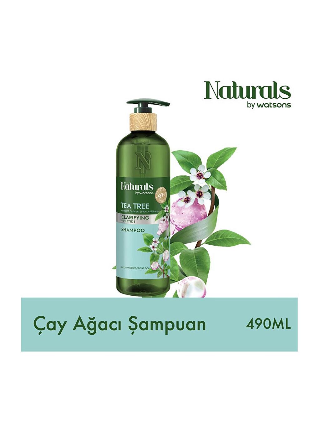Tea Tree Şampuan 490Ml-2