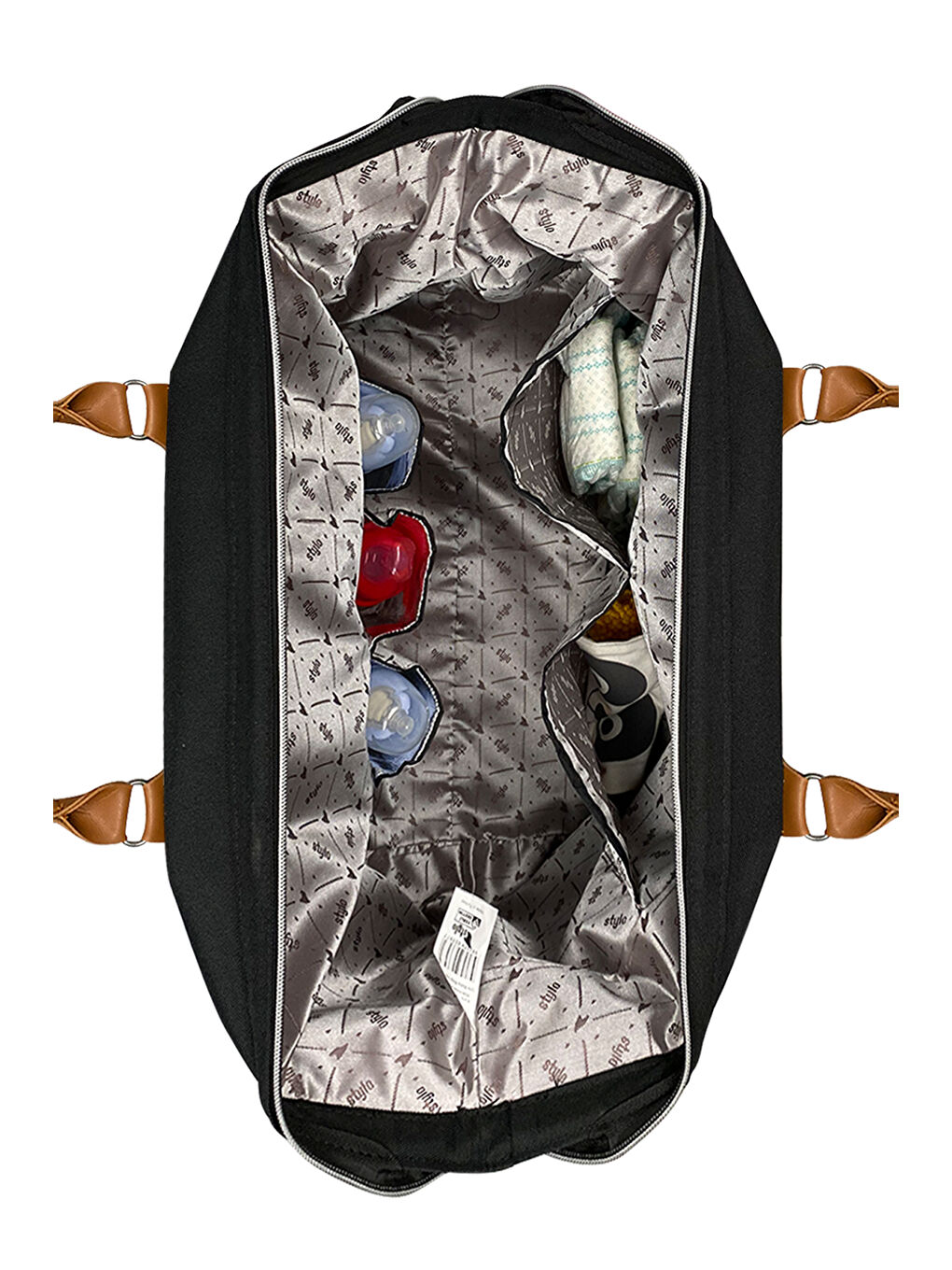 Baby Bag Anne Bebek Bakım Çantası Siyah-3