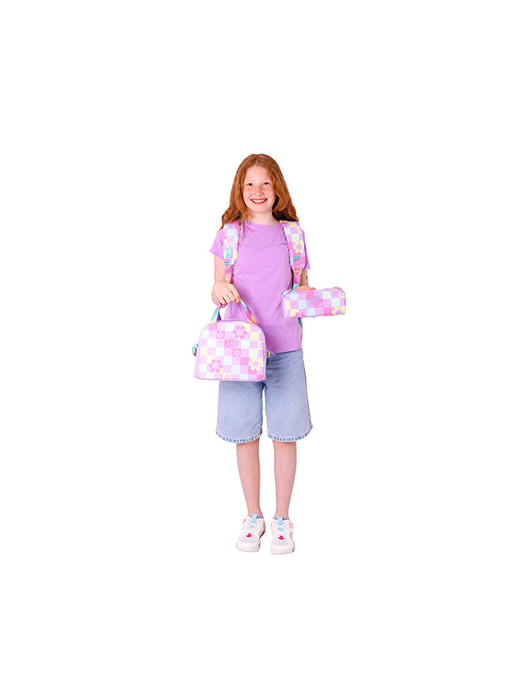 Nature Soft Sırt Çantası Lilac Flowers K1786-3