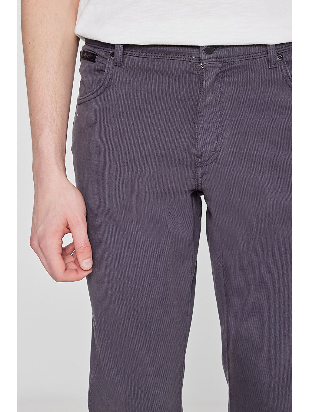 Texas Straight Fit Düz Kesim Normal Bel Soluk Siyah Pamuklu Esnek Pantolon-3