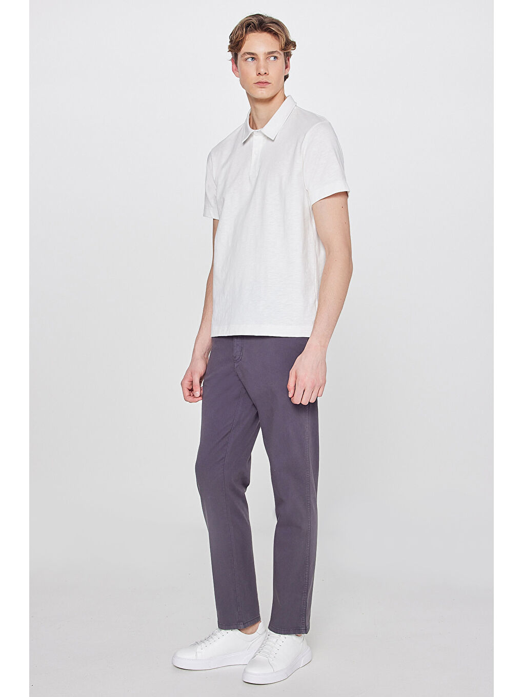 Texas Straight Fit Düz Kesim Normal Bel Soluk Siyah Pamuklu Esnek Pantolon-4