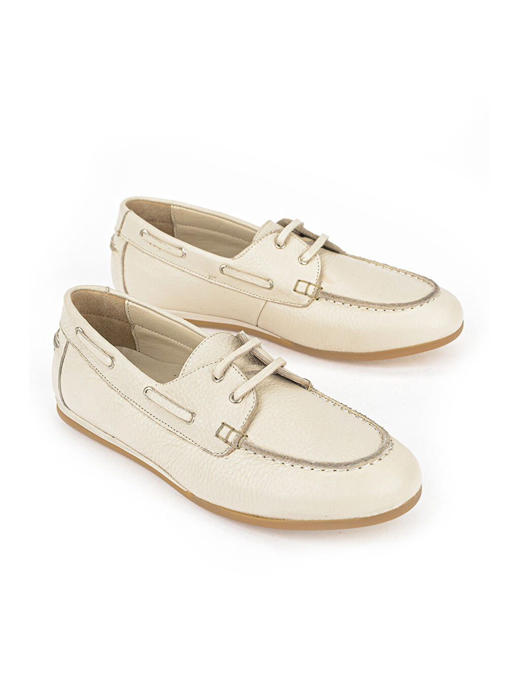 Kadın Hakiki Deri Günlük Ayakkabı 1611022Z2776 Bej-1