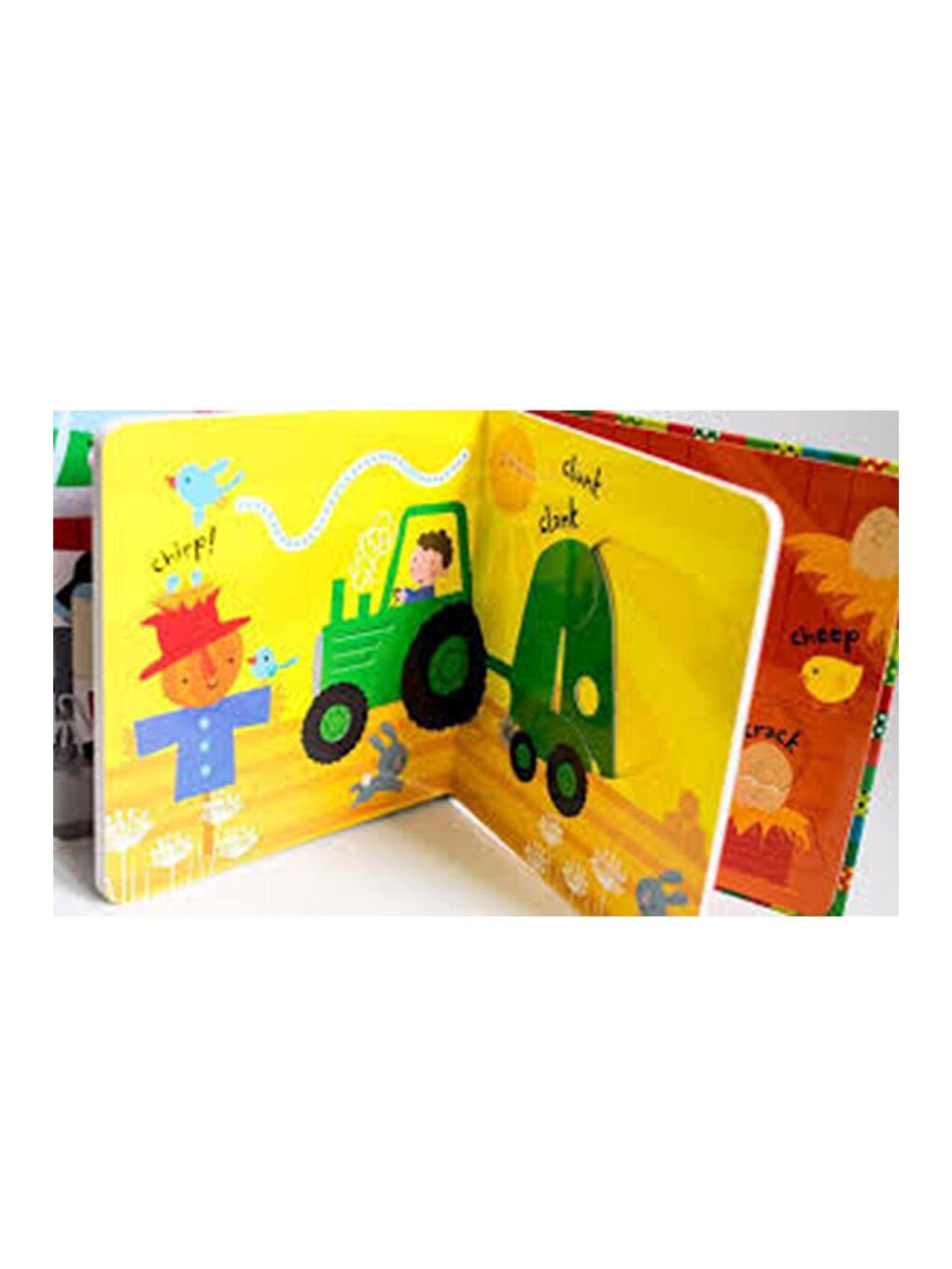 The Usborne Beyaz-Renklibaskı BVF Slide and See Farm - 2