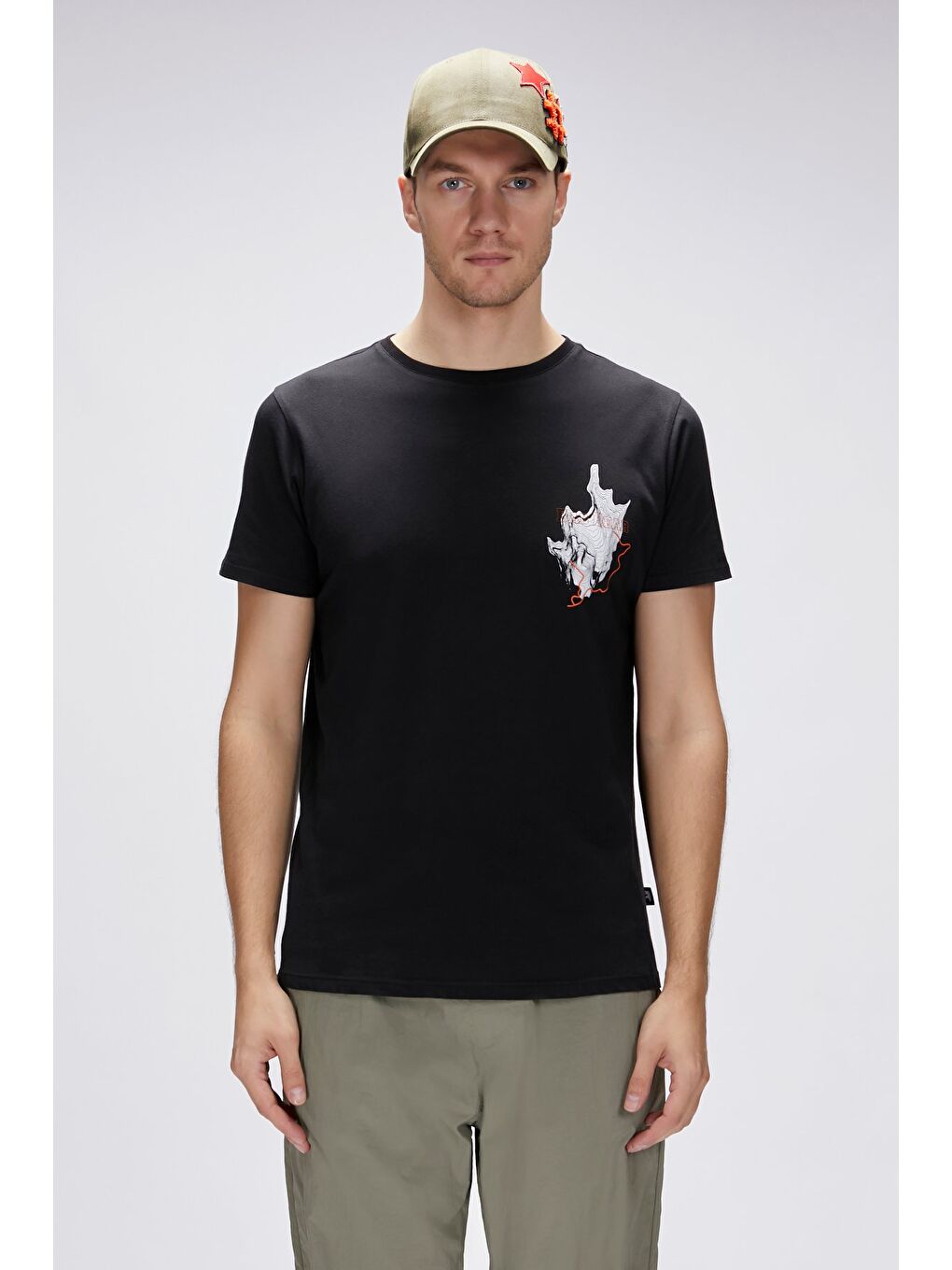 Bad Bear Gerald Siyah Erkek Baskılı Tişört
