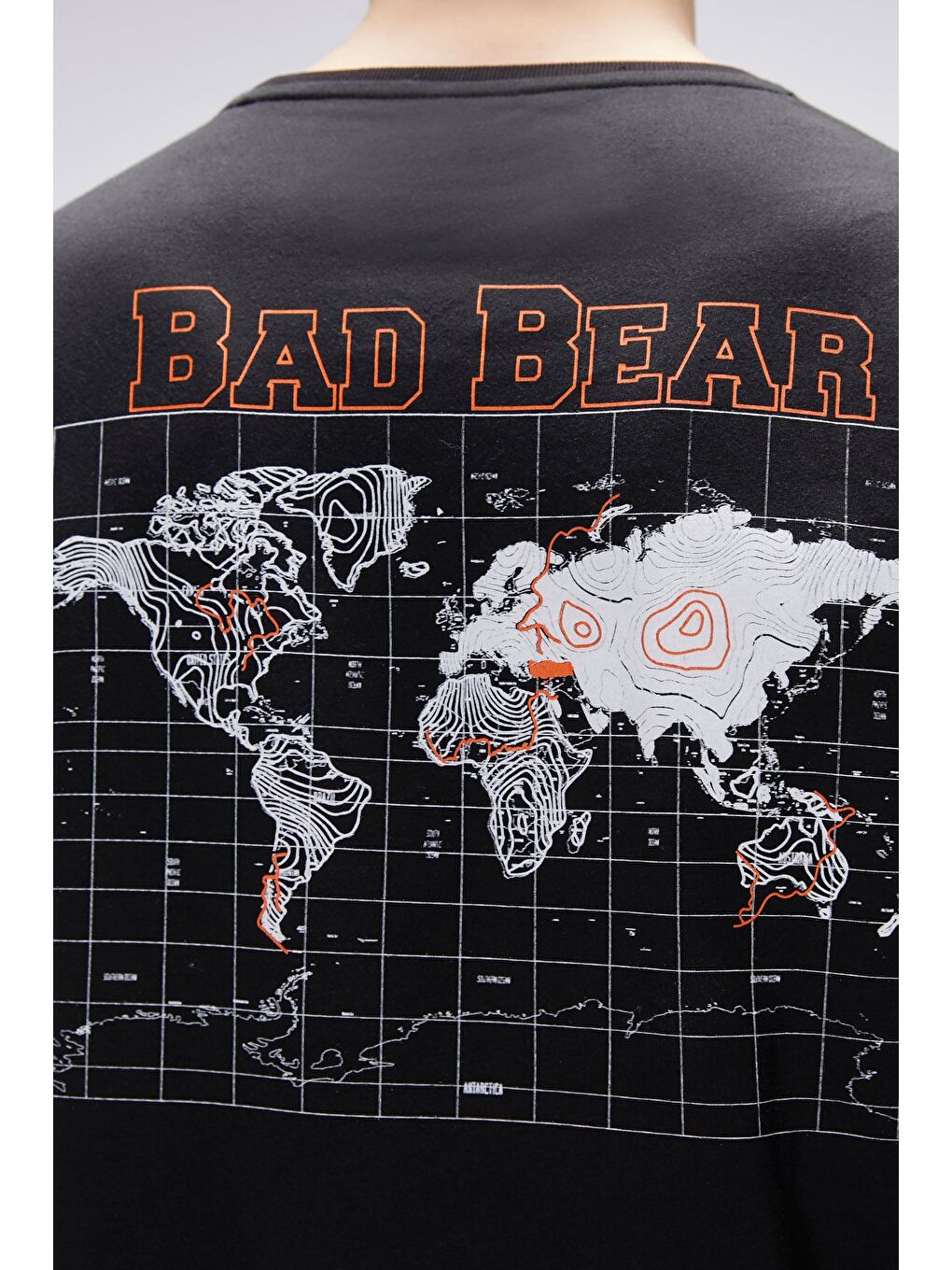 Bad Bear Gerald Siyah Erkek Baskılı Tişört - 4