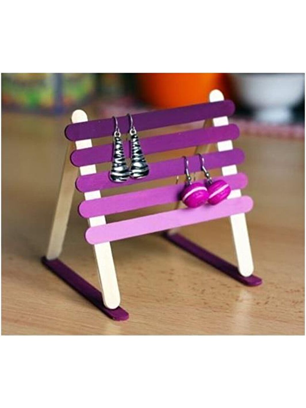 Renkli Dar Ahşap Çubuk 50'li Paket (KOD : 4582)-5