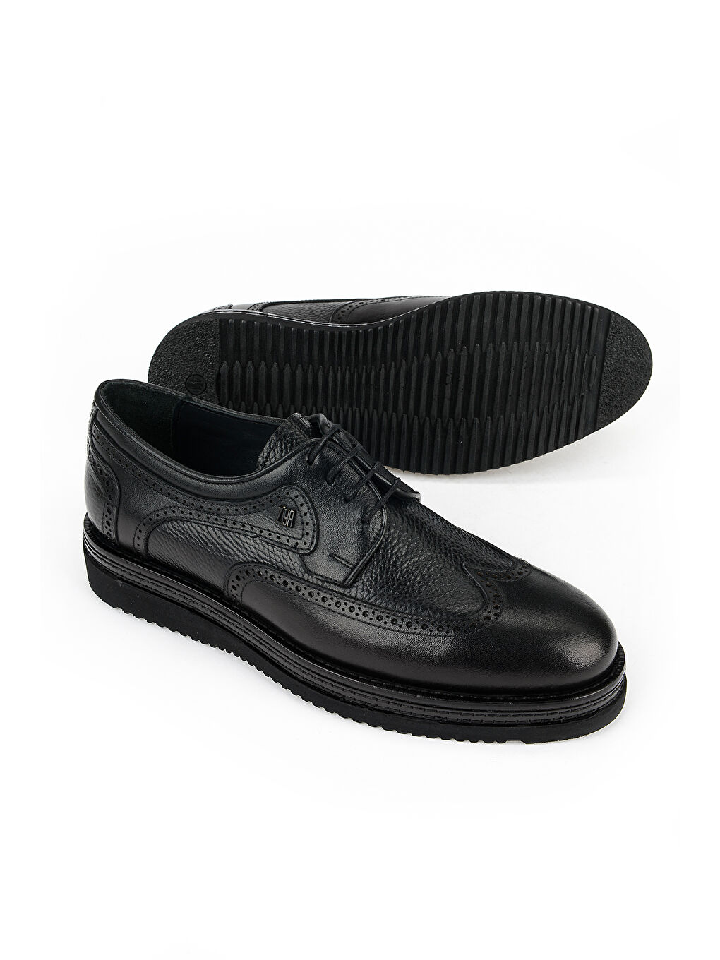 Erkek Hakiki Deri Ayakkabı 1611063Z2989 Siyah-3