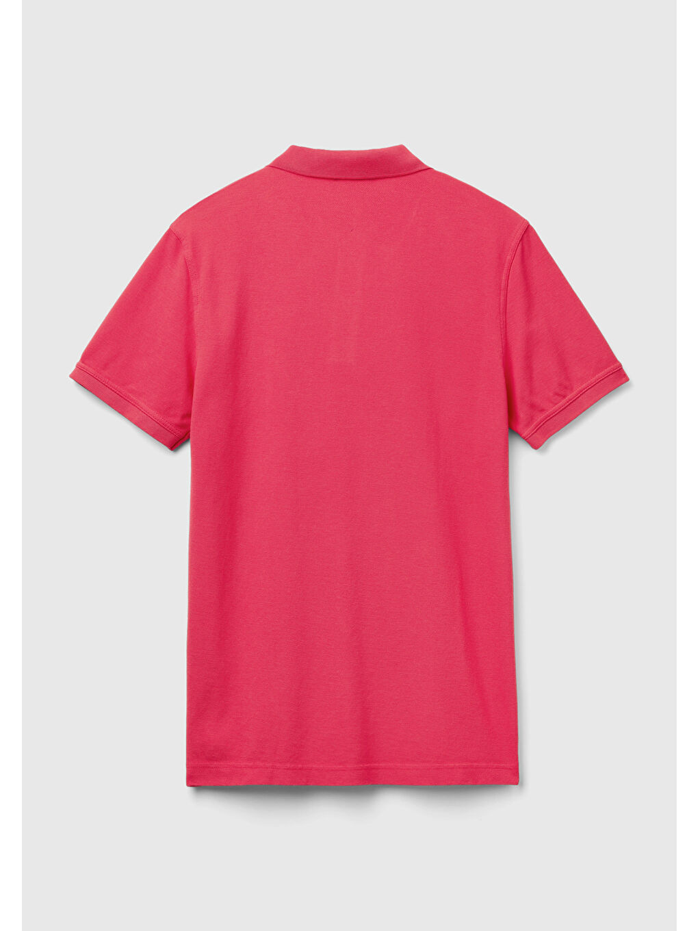 United Colors Of Benetton Erkek Koyu Pembe Regular Fit Kısa Kollu Polo T-Shirt - 3