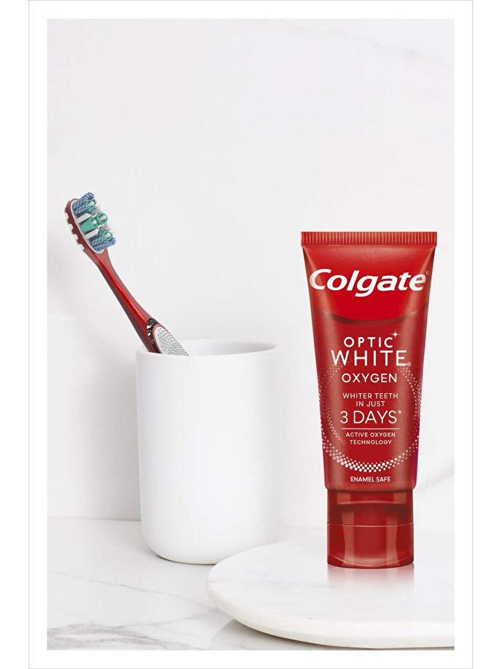 Colgate Beyaz Optic White Oxygen Aktif Oksijen Teknolojisi Beyazlatıcı Diş Macunu 50 ml - 6