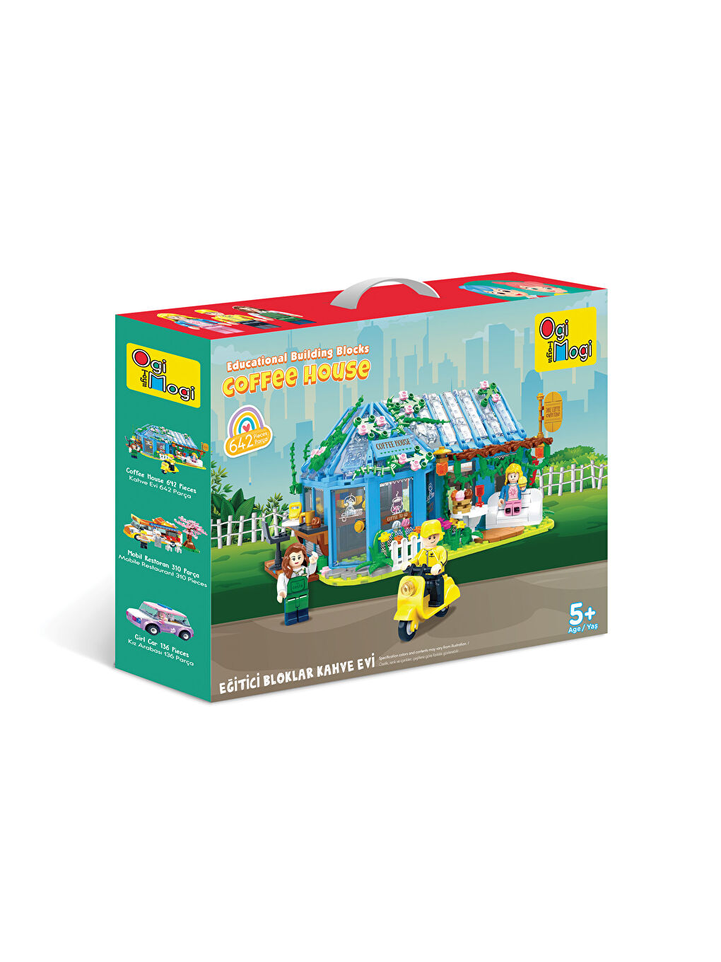 Eğitici Bloklar Kahve Evi 642 Parça Yapı Seti-2