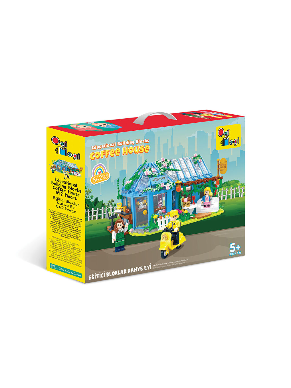 Eğitici Bloklar Kahve Evi 642 Parça Yapı Seti-3