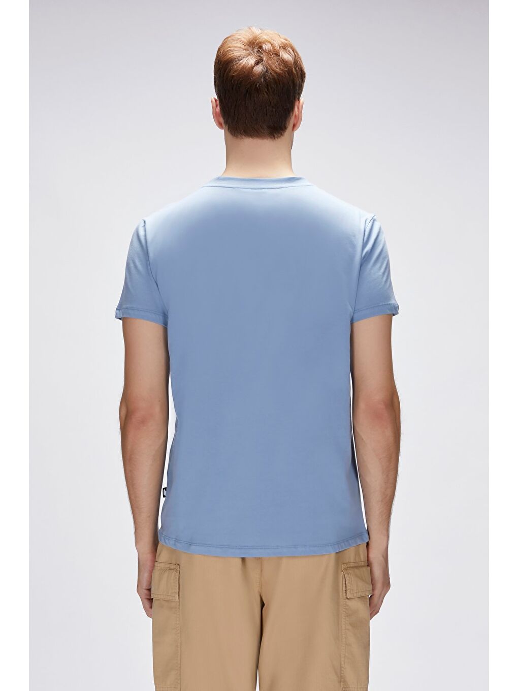 Anderson Element Mavi Erkek Baskılı Tişört-3