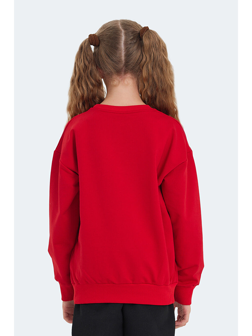 LAST Unisex Çocuk Kırmızı Sweatshırt-5