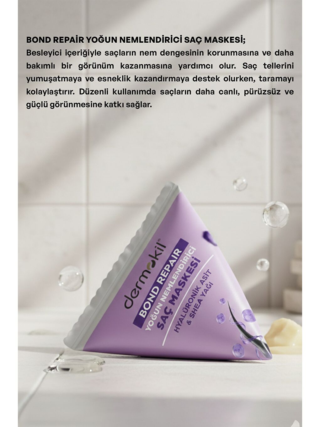 Bond Repair Yoğun Nemlendirici Saç Maskesi Seti 25 ml x 5 Adet-3